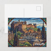 Edinburgh Kasteel Schotland Reizen Briefkaart (Voorkant / Achterkant)