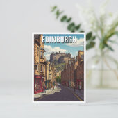 Edinburgh Kasteel Schotland Reizen Briefkaart (Staand voorkant)