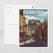Edinburgh Kasteel Schotland Reizen Briefkaart (Voorkant / Achterkant)