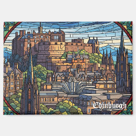 Edinburgh Kasteel Schotland Reizen Magneet
