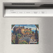 Edinburgh Kasteel Schotland Reizen Magneet (Insitu (Vaatwasser))