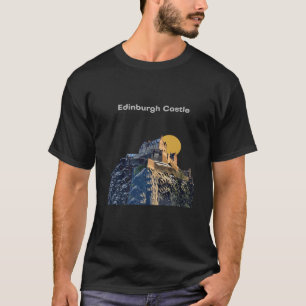 Edinburgh Kasteel Schotland Sprookje Koninklijk Re T-shirt
