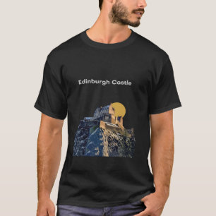 Edinburgh Kasteel Schotland Sprookje Koninklijk Re T-shirt
