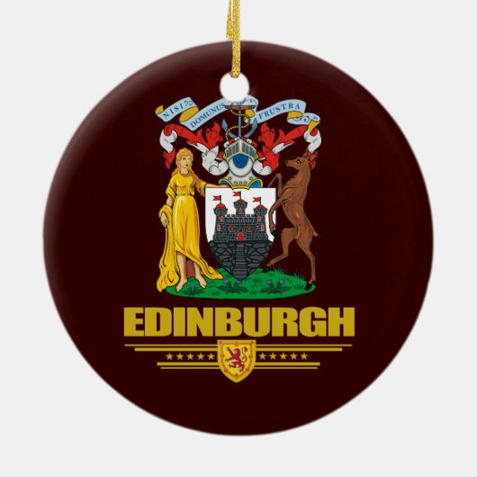 Edinburgh Keramisch Ornament (Achterkant)