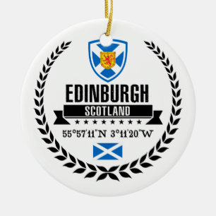 Edinburgh Keramisch Ornament