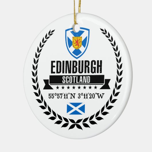 Edinburgh Keramisch Ornament (Links)