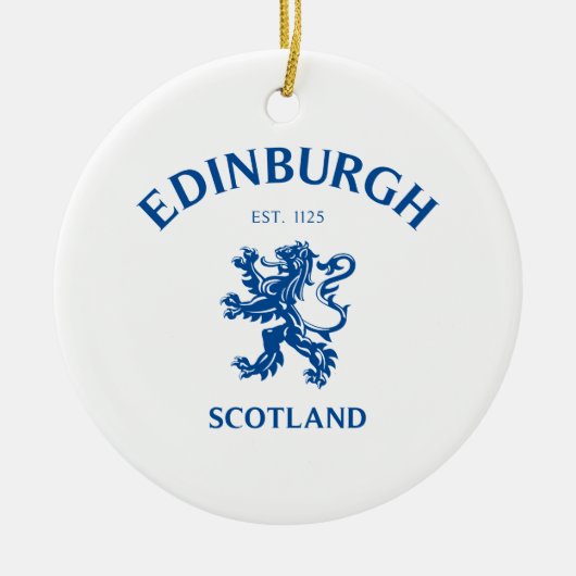EDINBURGH KERAMISCH ORNAMENT (Voorkant)