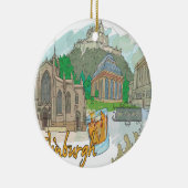 Edinburgh Keramisch Ornament (Rechts)