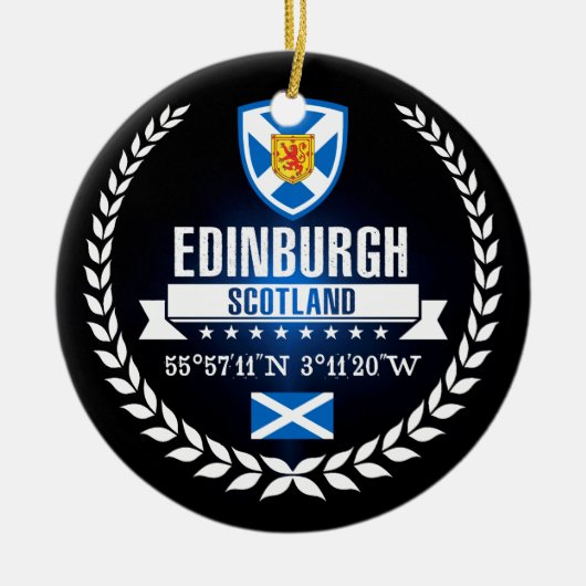 Edinburgh Keramisch Ornament (Voorkant)
