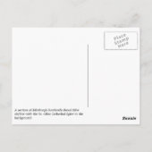 Edinburgh - Koninklijke Mijl Briefkaart (Achterkant)