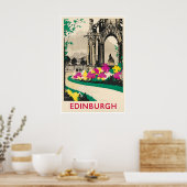 Edinburgh Kunst Schotland Reisposter Schots Poster (Keuken)