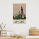 Edinburgh Kunst Schotland Reisposter Schots Poster (Keuken)