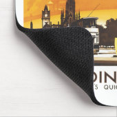 Edinburgh LNER Fine Vintage Travel Poster Muismat (Hoek)