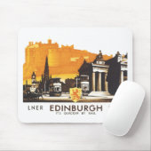 Edinburgh LNER Fine Vintage Travel Poster Muismat (Met muis)