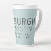 Edinburgh Longitude Latitude Latte Mok (Rechterhoek)