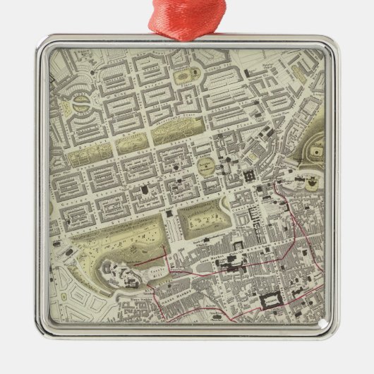 Edinburgh Metalen Ornament (Voorkant)