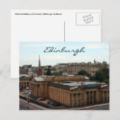 Edinburgh Nat Gallery Briefkaart (Voorkant / Achterkant)