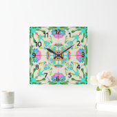 Edinburgh New Town Victorian Style Vierkante Klok (Huis)