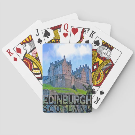 Edinburgh Pokerkaarten (Achterkant)