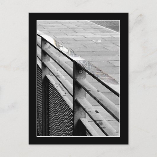 Edinburgh Railings Briefkaart (Voorkant)