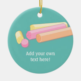 Edinburgh Rock snoep - Schotse lekkere traktatie Keramisch Ornament