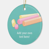 Edinburgh Rock snoep - Schotse lekkere traktatie Keramisch Ornament (Links)