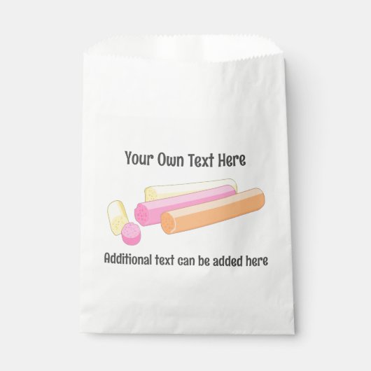 Edinburgh Rock - Sweet Scottish Snoep - eigen teks Bedankzakje (Voorkant)