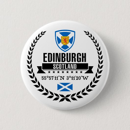 Edinburgh Ronde Button 5,7 Cm (Voorkant)