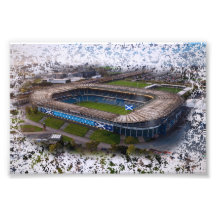 Edinburgh Rugby Stadium met Schotlandse Vlag
