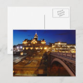 Edinburgh 's nachts briefkaart (Voorkant / Achterkant)