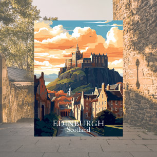 Edinburgh, Schotland Ansichtkaart - Edinburgh Cast Briefkaart