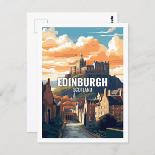Edinburgh Schotland Beroemde reisplekken Briefkaart