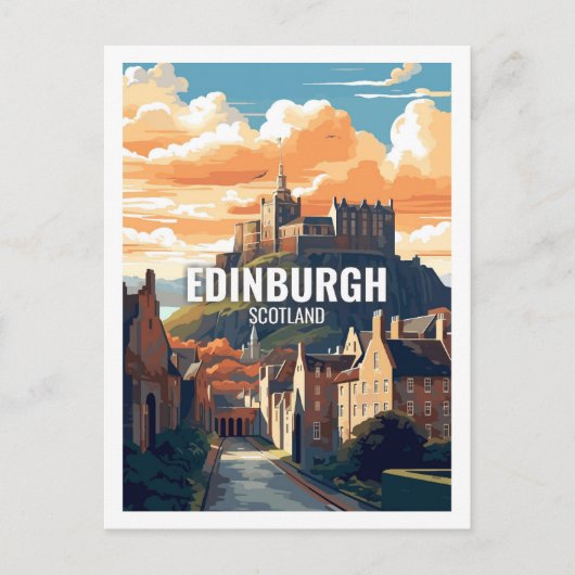 Edinburgh Schotland Beroemde reisplekken Briefkaart (Voorkant)