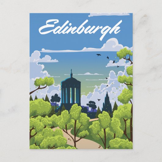 Edinburgh Schotland Briefkaart (Voorkant)