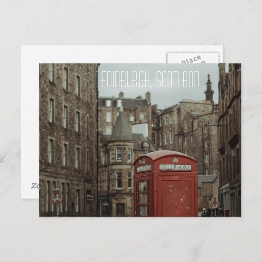 Edinburgh, Schotland Briefkaart (Voorkant / Achterkant)