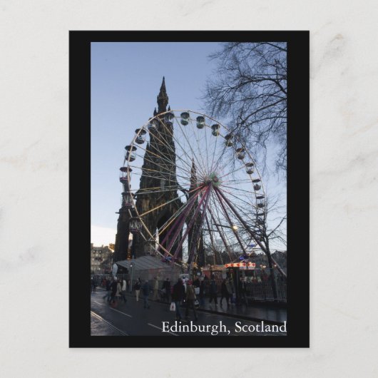 Edinburgh, Schotland Briefkaart (Voorkant)