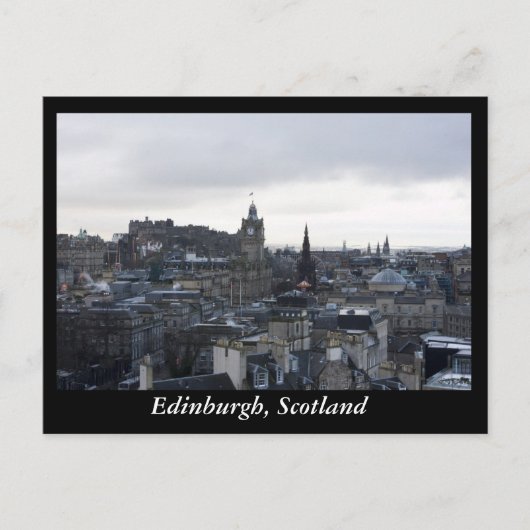 Edinburgh, Schotland Briefkaart (Voorkant)