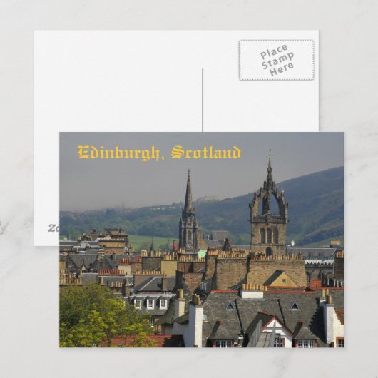 Edinburgh, Schotland Briefkaart (Voorkant / Achterkant)