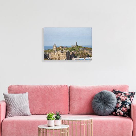 Edinburgh, Schotland Canvas Afdruk (Insitu (Woonkamer))