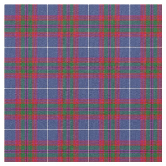 Edinburgh Schotland District Tartan Stof (Close Up)