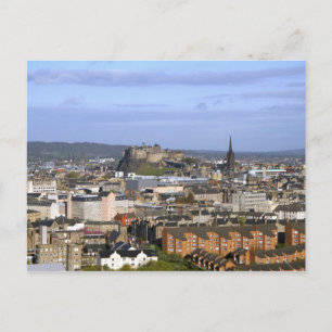 Edinburgh, Schotland. Een uitzicht dat centraal ov Briefkaart