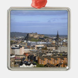 Edinburgh, Schotland. Een uitzicht dat het central Metalen Ornament