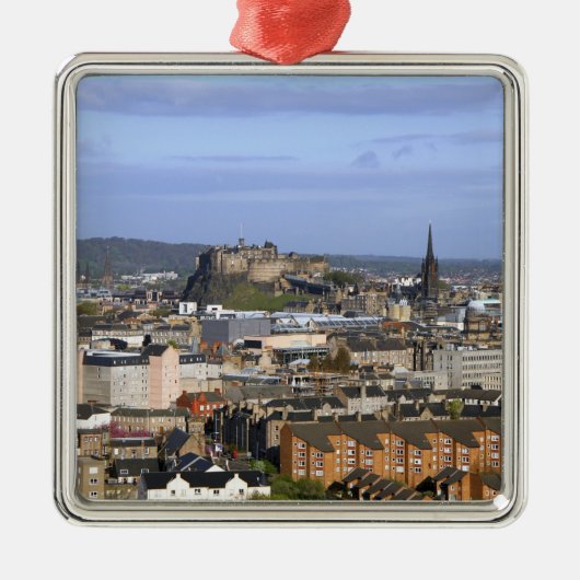 Edinburgh, Schotland. Een uitzicht dat het central Metalen Ornament (Voorkant)