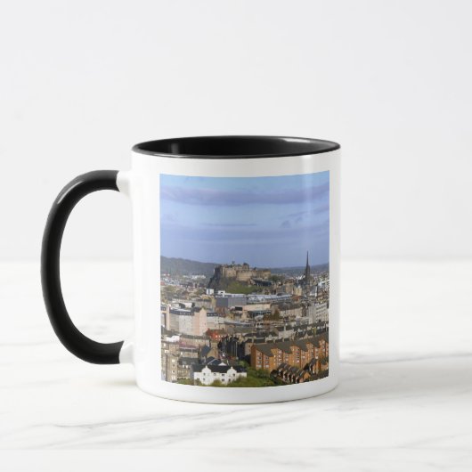 Edinburgh, Schotland. Een uitzicht dat het central Mok (Links)