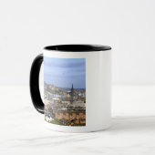 Edinburgh, Schotland. Een uitzicht dat het central Mok (Voorkant links)