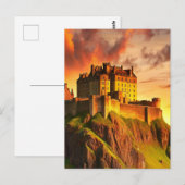 Edinburgh, Schotland, Golden Hour Briefkaart (Voorkant / Achterkant)