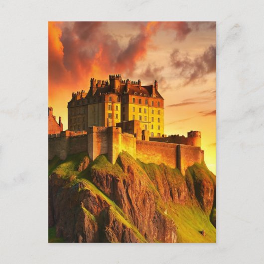 Edinburgh, Schotland, Golden Hour Briefkaart (Voorkant)