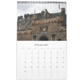 Edinburgh Schotland Kalender (Feb 2027)