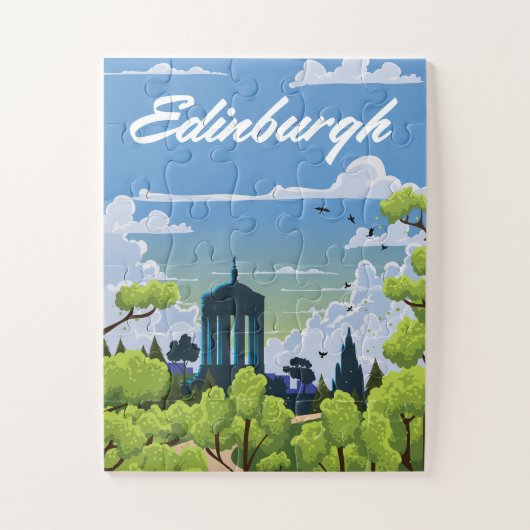 Edinburgh Schotland Legpuzzel (Verticaal)