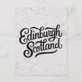 Edinburgh Schotland met de hand getekend Briefkaart (Voorkant)